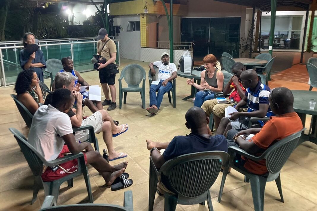 Des acteurs d’Actions Mines Guinée et 6 leaders des communautés riveraines du projet Simandou en voyage d’étude et de partage au Brésil. Des acteurs d’Actions Mines Guinée et 6 leaders des communautés riveraines du projet Simandou en voyage d’étude et de partage au Brésil.