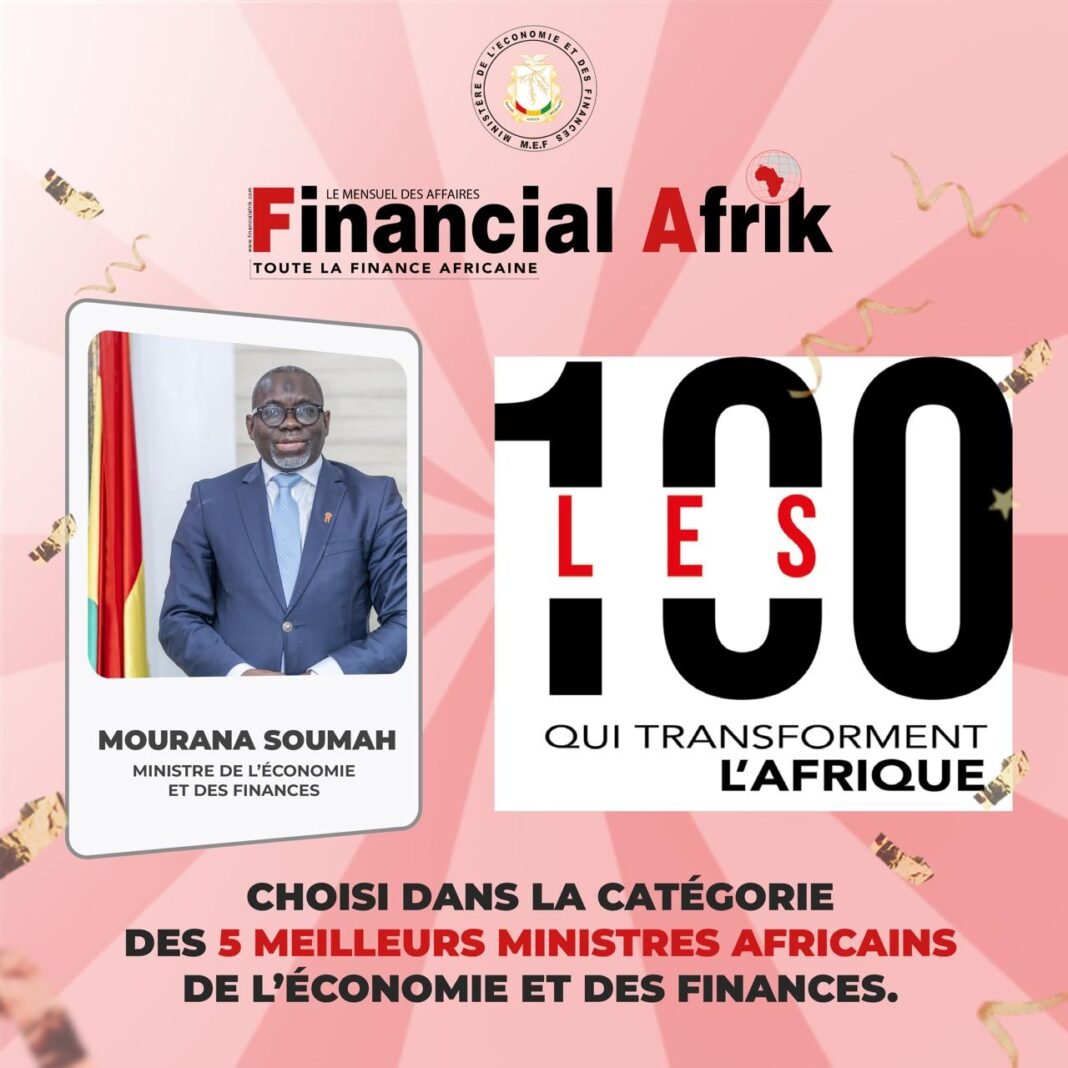 La 7 ème Edition des Financial Afrik AWARDS à Banjul (Gambie) : le Ministre Mourana SOUMAH dans la short liste des 5 nominés au Prix de meilleurs Africains des Finances en 2025. La 7 ème Edition des Financial Afrik AWARDS à Banjul (Gambie) : le Ministre Mourana SOUMAH dans la short liste des 5 nominés au Prix de meilleurs Africains des Finances en 2025.