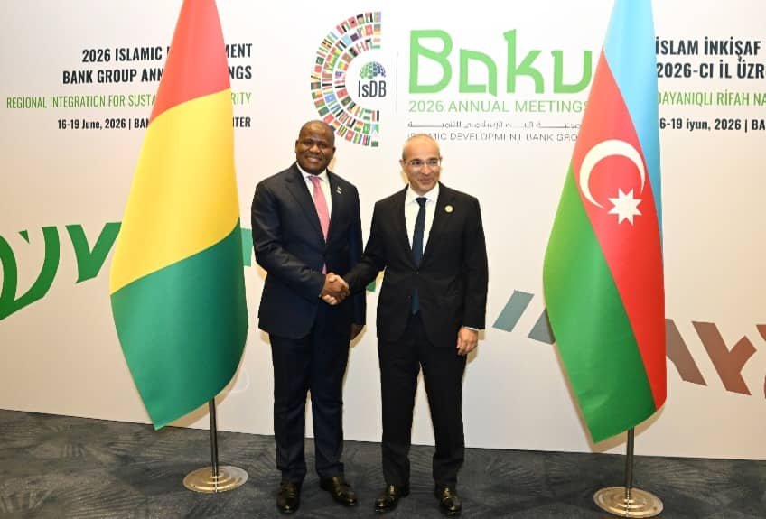 Coopération : l’axe Conakry-Bakou se renforce et se diversifie en marge des Assemblées de la BID. Coopération : l’axe Conakry-Bakou se renforce et se diversifie en marge des Assemblées de la BID.